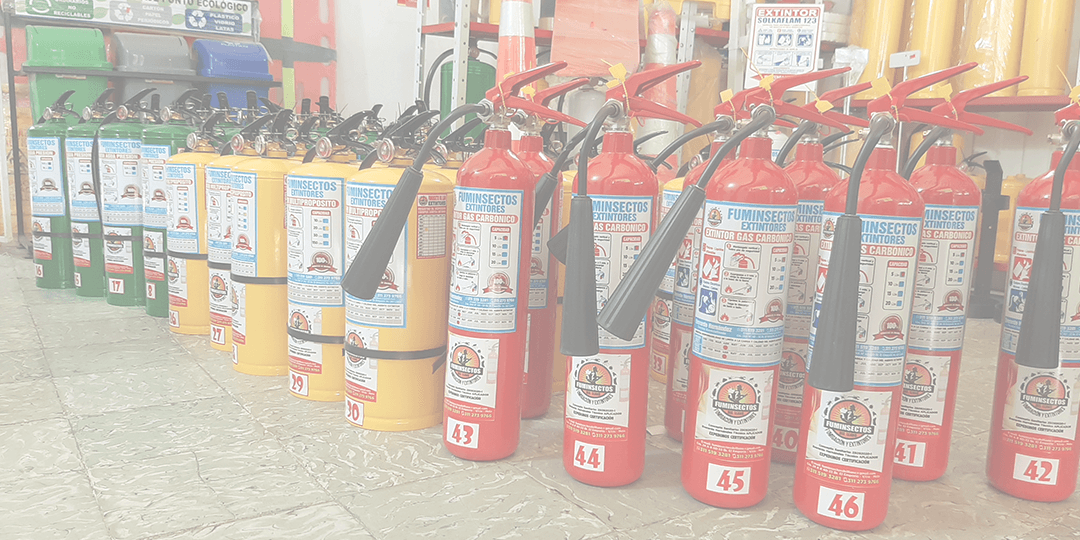 Venta de extintores nuevos en Villavicencio