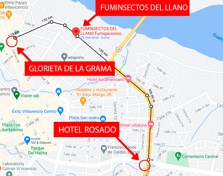 Cómo llegar a Fuminsectos del Llano en Villavicencio